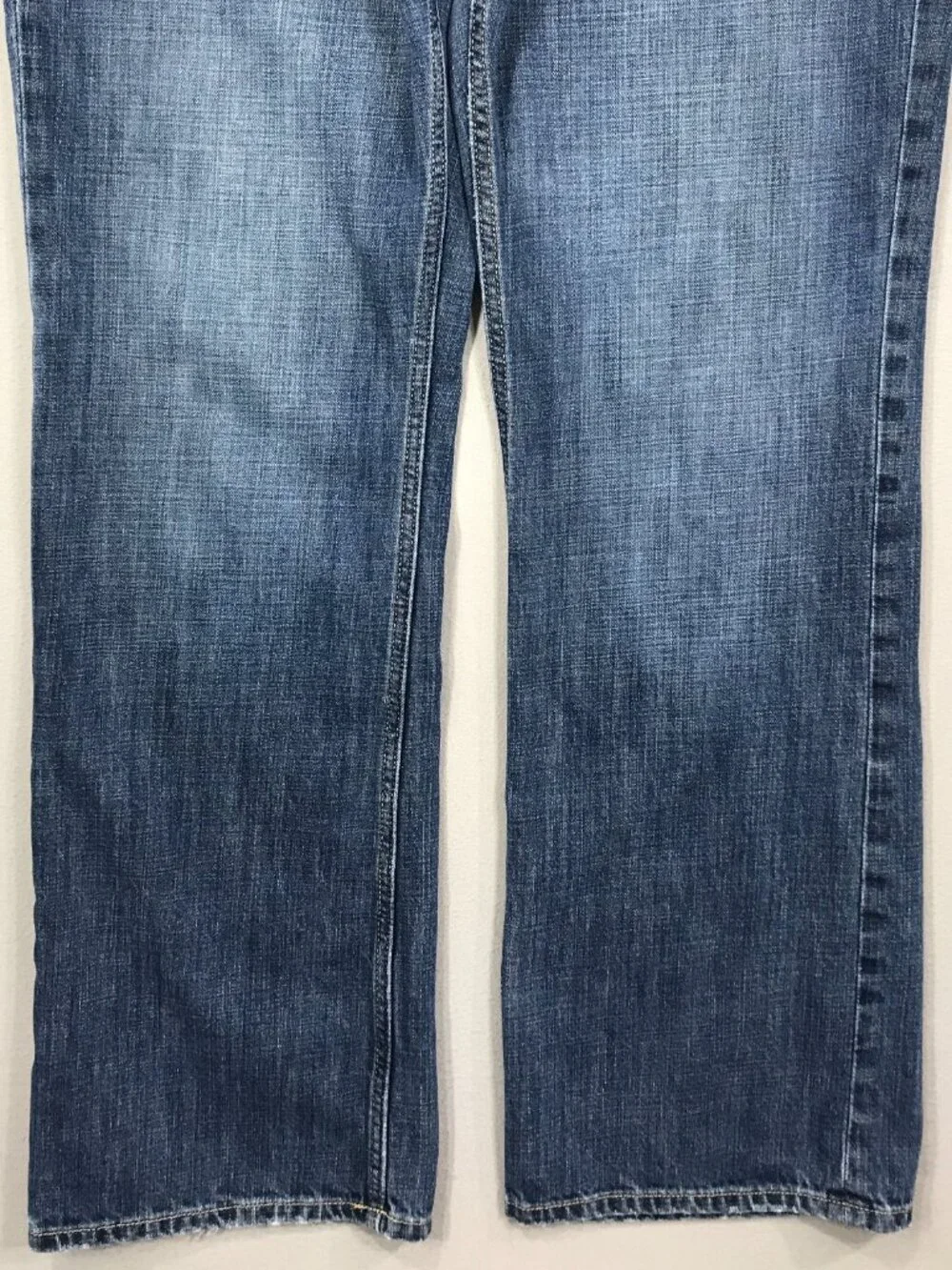 Banana Republic Jeans Men's 36x32 Blue Denim Pants Straight Leg Pockets Cotton